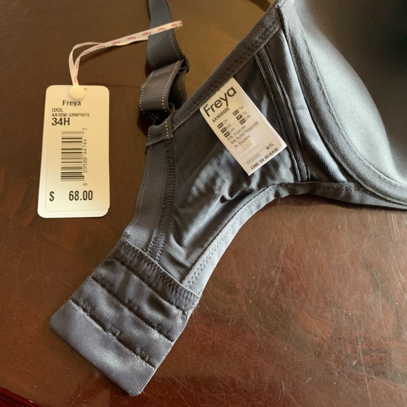 Freya Idol Underwire Moulded Balcony Bra, Graphite Grey, 34H (UK)/34K (US), NWT - Picture 8 of 8